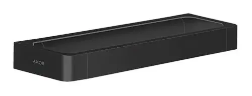 Schwarze Haltestange mit gerader Form, hergestellt von AXOR, für Wandmontage geeignet. Maße und spezifische Details sind auf dem Bild nicht klar erkennbar.